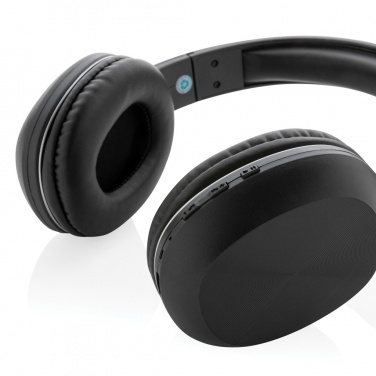 Logo trade promotional products image of: RCS recycled plastic JAM wireless headphone