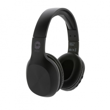 Logotrade business gift image of: RCS recycled plastic JAM wireless headphone