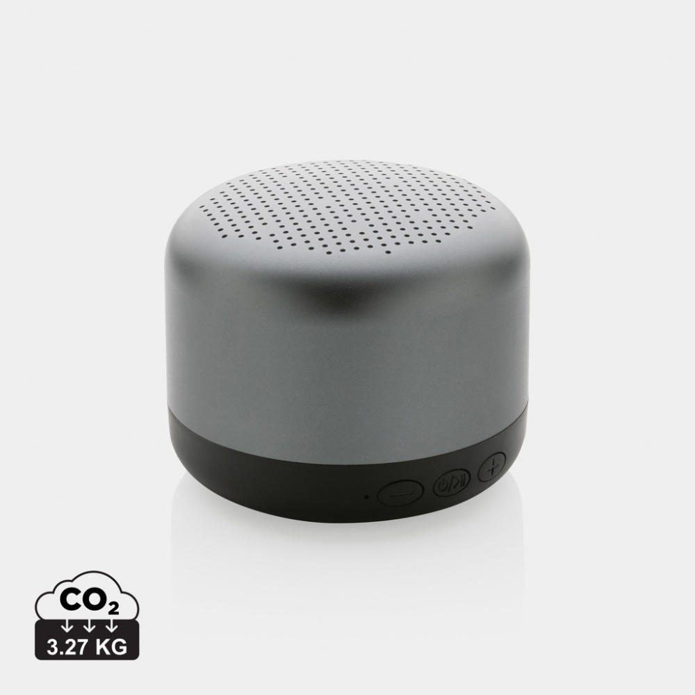 Logo trade promotional gift photo of: Terra RCS recycled aluminium 5W wireless speaker