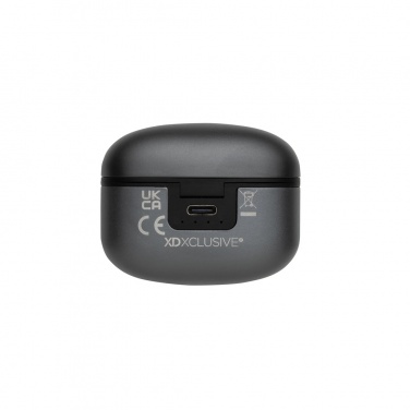 Logo trade corporate gifts image of: Terra RCS recycled aluminium wireless earbuds