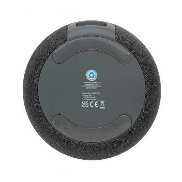 Logo trade advertising products image of: RCS Rplastic/PET and bamboo 5W speaker