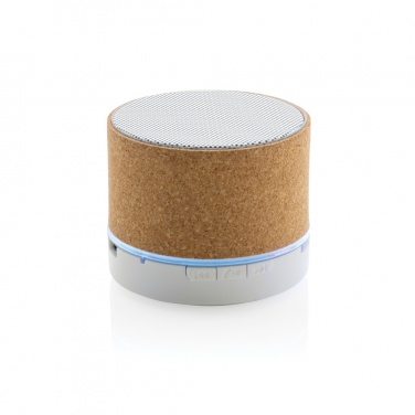 Logo trade promotional gift photo of: Cork 3W wireless speaker
