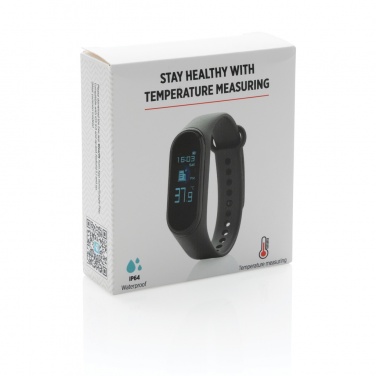 Logo trade promotional merchandise photo of: Stay Healthy Bracelet Thermometer