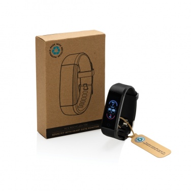Logotrade promotional product picture of: RCS recycled TPU Sense Fit with heart rate monitor