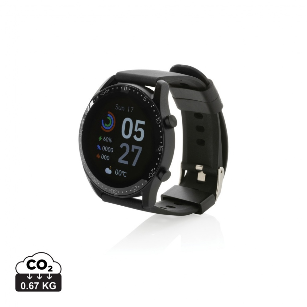 Logotrade corporate gift image of: RCS recycled TPU Fit Watch round