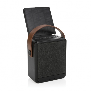 Logo trade promotional items picture of: Skywave RCS recycled plastic solar speaker 12W