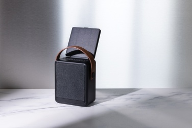 Logo trade corporate gifts image of: Skywave RCS recycled plastic solar speaker 12W