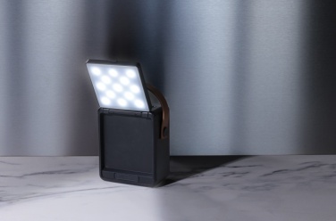 Logo trade corporate gift photo of: Skywave RCS recycled plastic solar speaker 12W