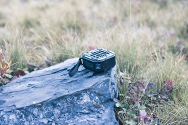 Logotrade advertising products photo of: 3W RCS recycled plastic wireless sunwave solar speaker