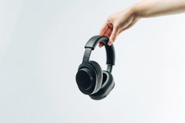 Logo trade business gifts image of: Irvine RCS recycled and repairable ANC wireless headphone
