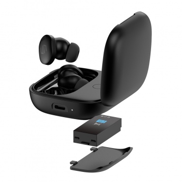 Logotrade promotional item image of: Lakewood RCS recycled and repairable wireless earbuds