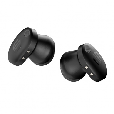 Logo trade promotional gifts image of: Lakewood RCS recycled and repairable wireless earbuds