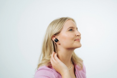 Logotrade business gift image of: Lakewood RCS recycled and repairable wireless earbuds