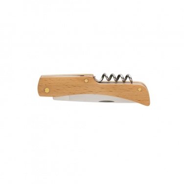 Logo trade promotional products picture of: Wooden knife with bottle opener