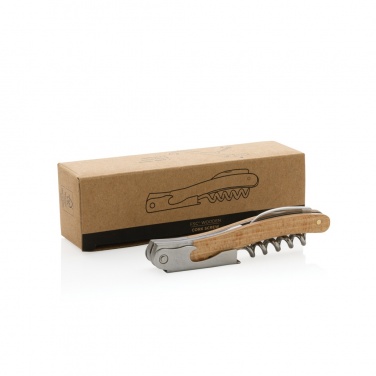 Logo trade promotional gift photo of: Wooden Corkscrew