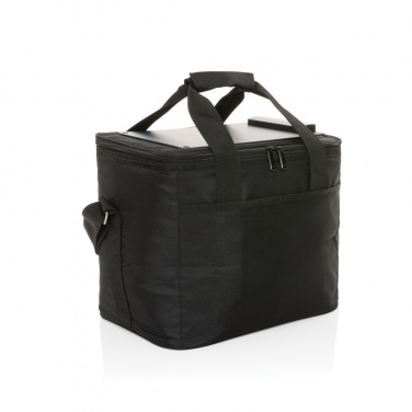 Logo trade corporate gifts picture of: Pedro AWARE™ RPET deluxe cooler bag with 5W solar panel