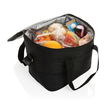 Logotrade advertising products photo of: Pedro AWARE™ RPET deluxe cooler bag with 5W solar panel