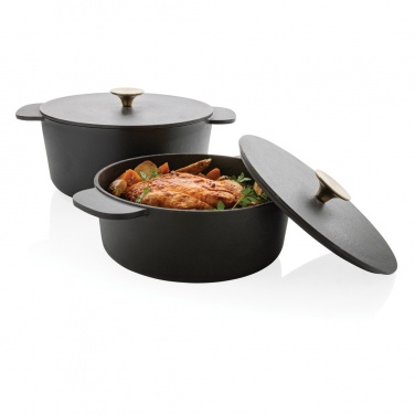 Logo trade business gifts image of: Ukiyo cast iron pan medium
