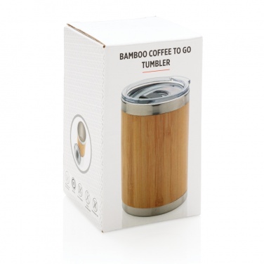 Logotrade promotional merchandise photo of: Bamboo coffee to go tumbler