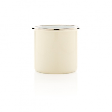 Logo trade advertising products picture of: Vintage enamel mug