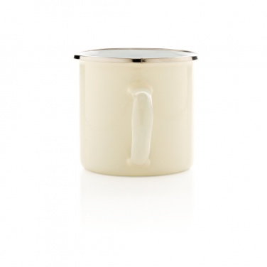 Logo trade promotional merchandise image of: Vintage enamel mug