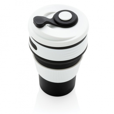 Logo trade promotional merchandise picture of: Foldable silicone cup