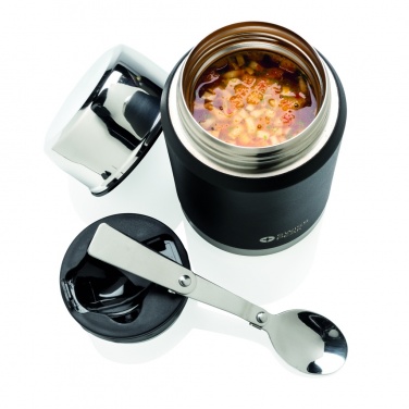 Logo trade business gifts image of: Swiss Peak Elite copper vacuum food container
