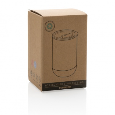 Logo trade promotional products image of: RCS recycled stainless steel tumbler