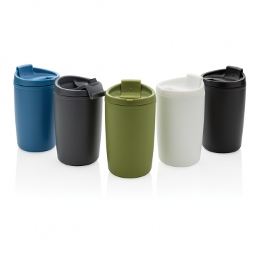 Logo trade corporate gift photo of: GRS Recycled PP tumbler with flip lid