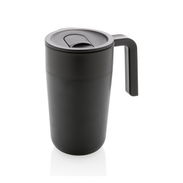 Logo trade business gifts image of: GRS Recycled PP and SS mug with handle