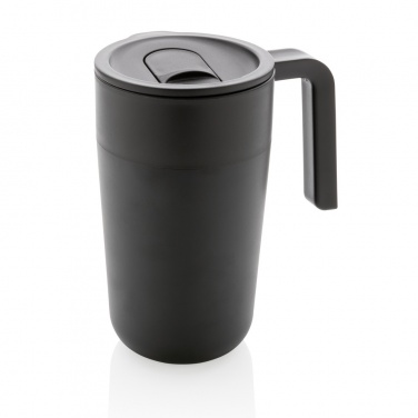 Logo trade promotional products image of: GRS Recycled PP and SS mug with handle