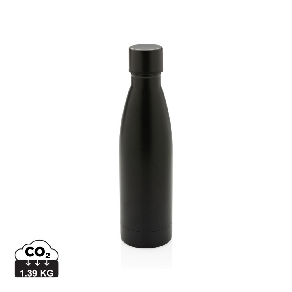 Logo trade promotional items image of: RCS Recycled stainless steel solid vacuum bottle