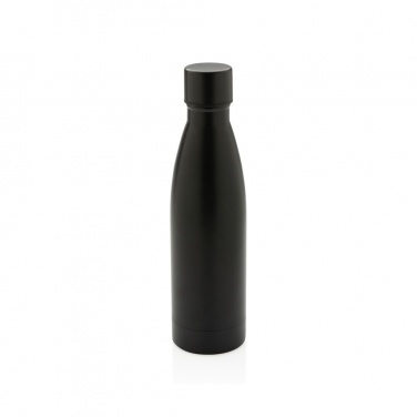 Logo trade promotional merchandise picture of: RCS Recycled stainless steel solid vacuum bottle