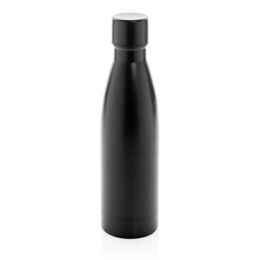 Logo trade promotional merchandise photo of: RCS Recycled stainless steel solid vacuum bottle