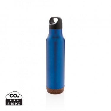 Logo trade promotional merchandise picture of: Cork leakproof vacuum flask