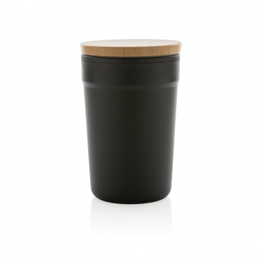 Logo trade promotional product photo of: GRS certified recycled PP mug with bamboo lid
