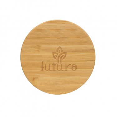 Logotrade promotional item picture of: GRS certified recycled PP mug with bamboo lid