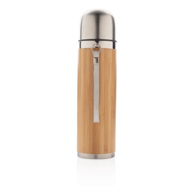Logotrade promotional product picture of: Bamboo vacuum travel flask