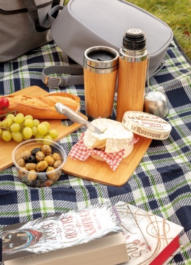 Logotrade corporate gift image of: Bamboo vacuum travel flask