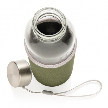 Logo trade promotional items picture of: Glass bottle with neoprene sleeve