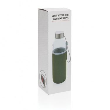 Logotrade promotional items photo of: Glass bottle with neoprene sleeve