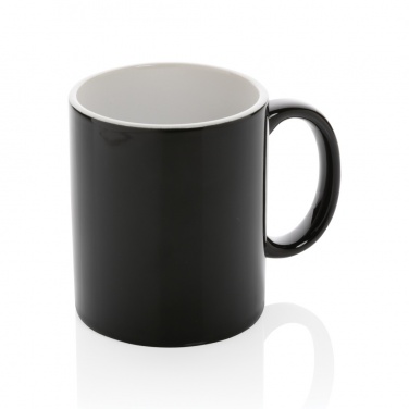 Logo trade business gifts image of: Ceramic classic mug 350ml