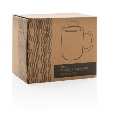 Logo trade promotional merchandise image of: Ceramic classic mug 350ml