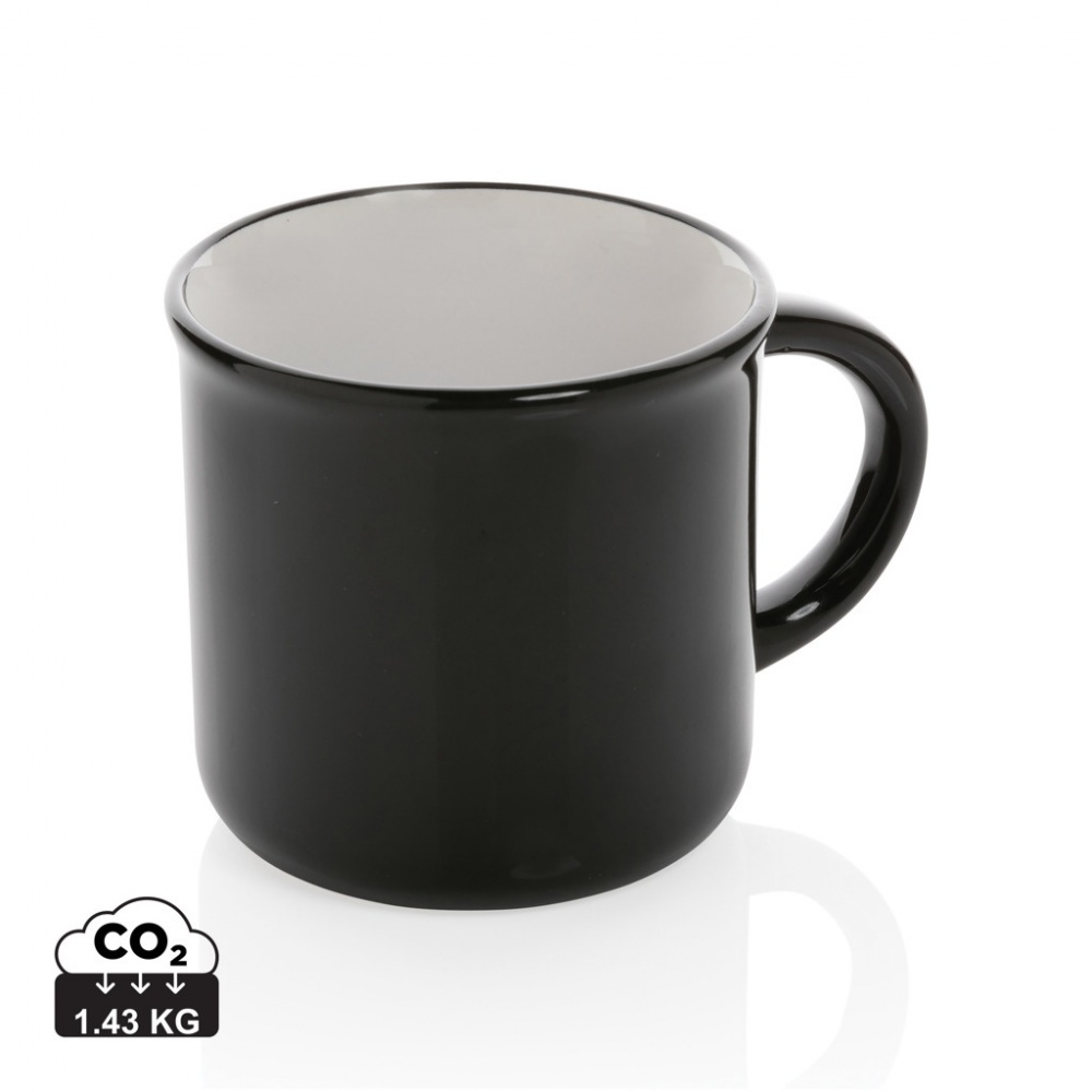 Logo trade advertising product photo of: Vintage ceramic mug 280ml