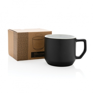 Logo trade corporate gifts image of: Ceramic modern mug 350ml