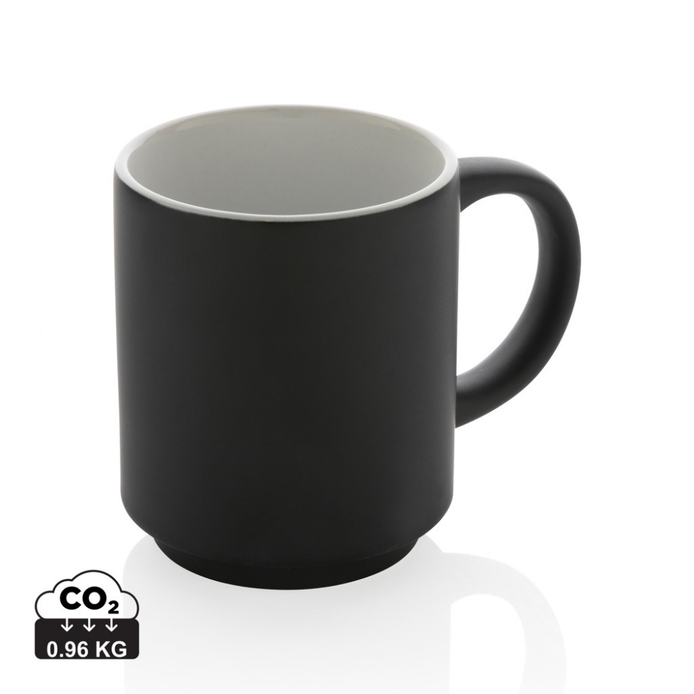 Logo trade promotional product photo of: Ceramic stackable mug 180ml