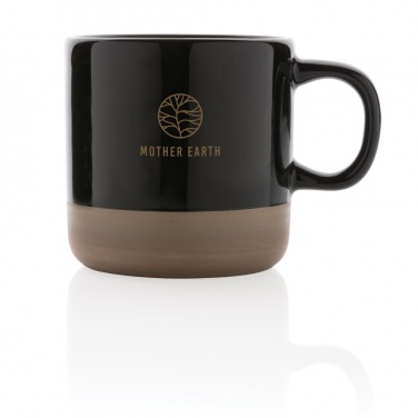 Logo trade promotional giveaways picture of: Glazed ceramic mug 360ml