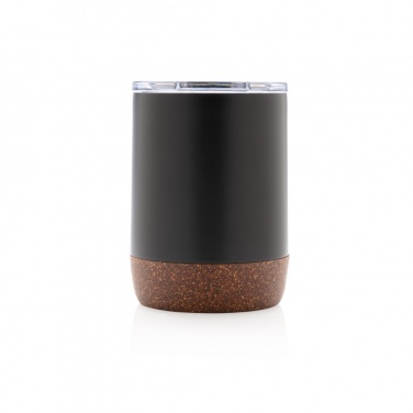 Logo trade promotional giveaways picture of: RCS Re-steel cork small vacuum coffee mug