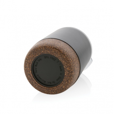 Logo trade promotional merchandise image of: RCS Re-steel cork small vacuum coffee mug