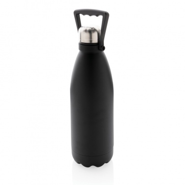 Logotrade promotional merchandise photo of: RCS Recycled stainless steel large vacuum bottle 1.5L